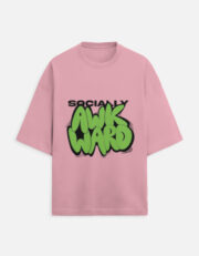 Socially awkward Unisex Oversized Tee - Image 5