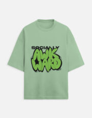 Socially awkward Unisex Oversized Tee - Image 6